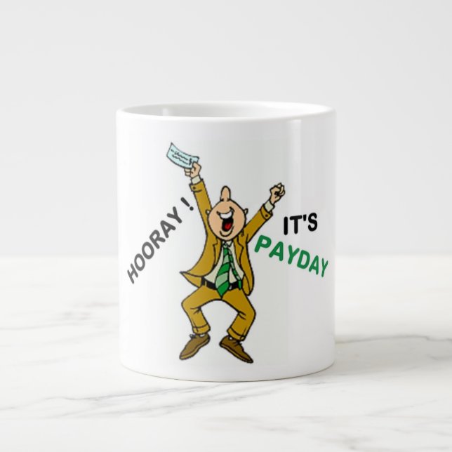 HOORAY! DET ÄR PAYDAY JUMBO MUGG (Framsidan)