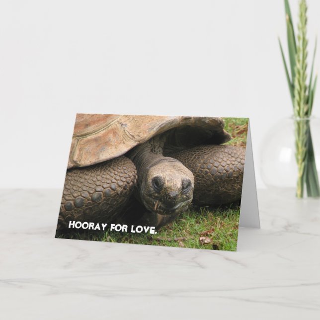 Hooray för love. helgkort (Framsida)