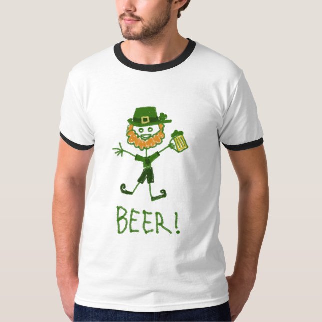 Hooray för öl! t-shirt (Framsida)