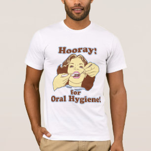 Hooray för Retro muntlig hygien T Shirt