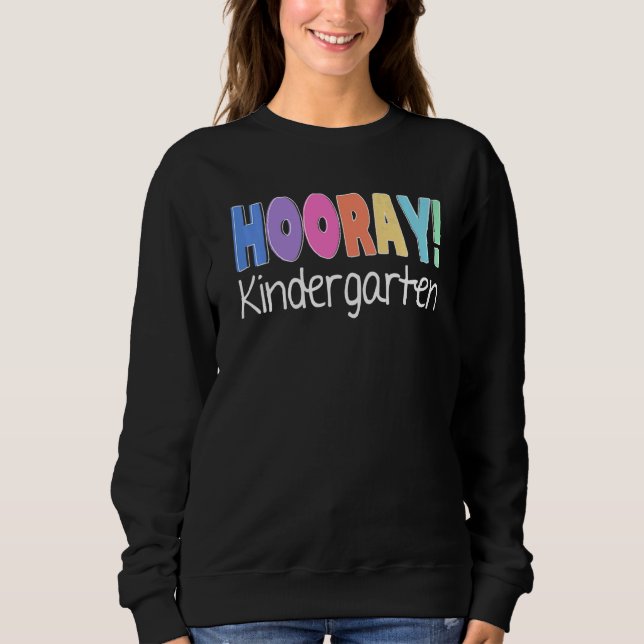 Hooray Kindergarten Elementary Lacher Educator Co T Shirt (Framsida)