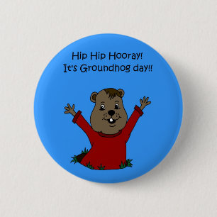 hooray knäppas dess groundhogdag knapp