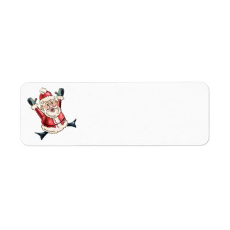 Hooray Santa! Returadressetikett Returadress Etikett