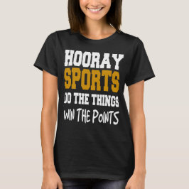 Hooray sportkvinna grundläggande T-tröja Tee Shirt