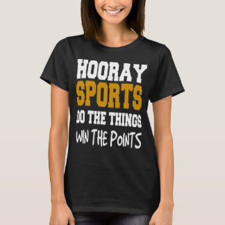 Hooray sportkvinna grundläggande T-tröja Tee Shirt