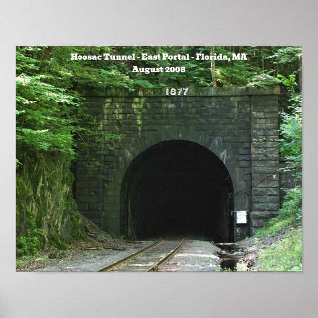 Hoosac Tunnel Öster Portal Florida MORSA Poster (Framsidan)