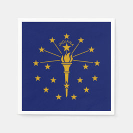 Hoosier Flag, Flag of Indiana Pappersservett