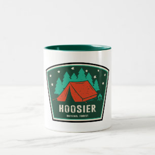 Hoosier National Forest Camping Två-Tonad Mugg