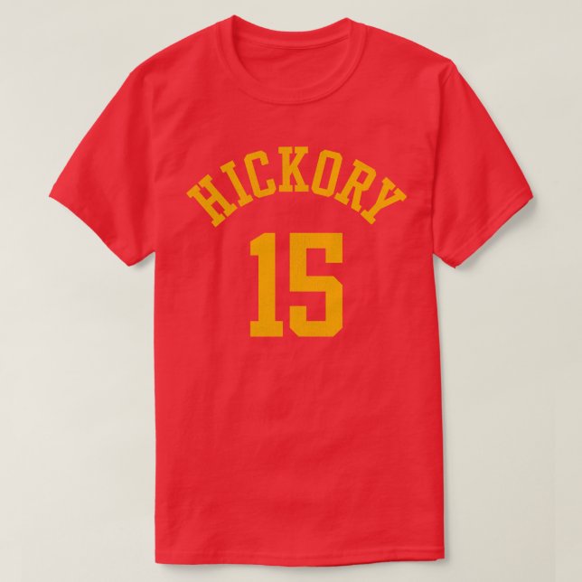 Hoosiers Jimmy Chitwood Hickory Jersey FrontBack P T Shirt (Design framsida)