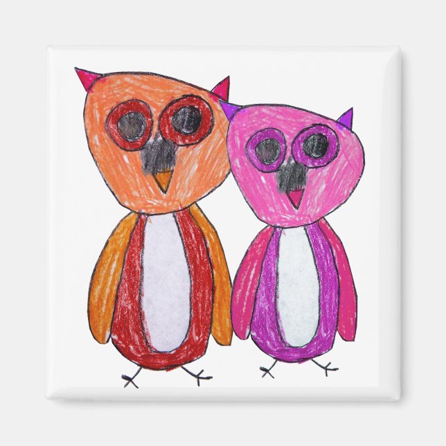 Hoot Hoot Uggla Magnet (Framsidan)