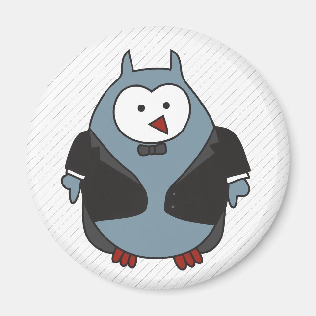 Hoot Kostym Magnet (Framsidan)