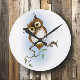 Hoot Rund Klocka