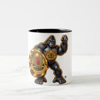 HOOT THE GORILLA — HJÄLTAR MUG Två-Tonad MUGG