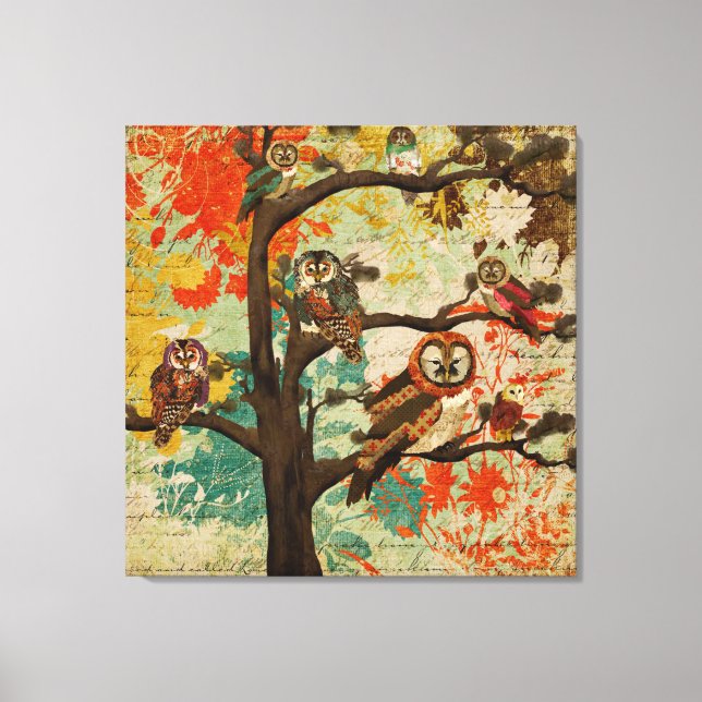 Hoot Treetop Canvas (Framsida)