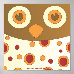 Hoot Uggla Close-Up Poster