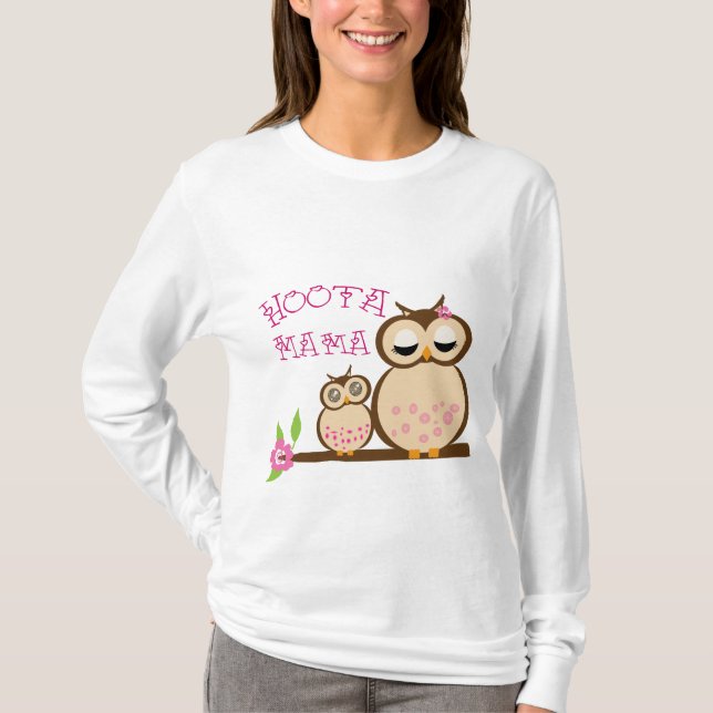 Hoota mammor t-shirt (Framsida)