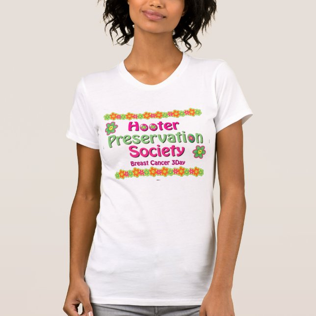 Hooter Preservation Society Wicking Tank T-shirt (Framsida)