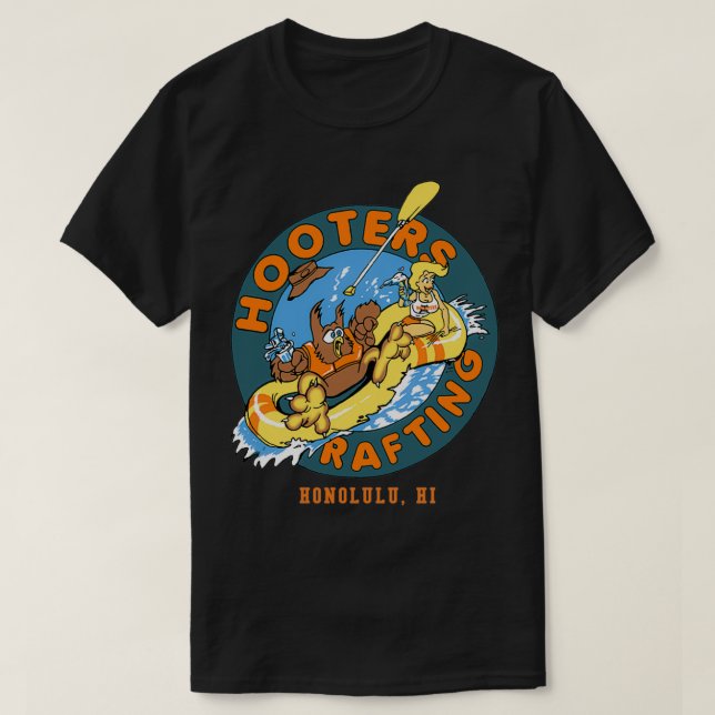 Hooters Rawing Honolulu 2 T Shirt (Design framsida)