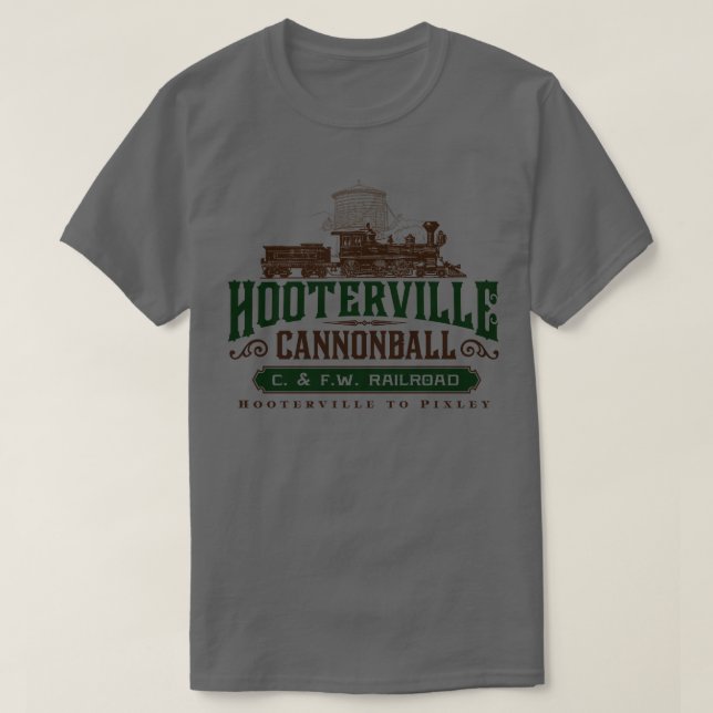 Hooterville Cannonball T Shirt (Design framsida)