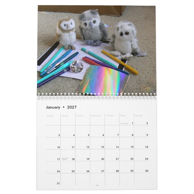 Hootie-Babyarna '15 Kalender (Jan 2027)