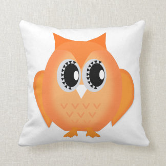 Hootie Hoot Uggla Orange Välj bakgrund Färg Kudde