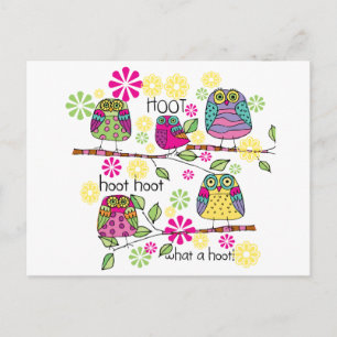 Hootie Uggla Vykort