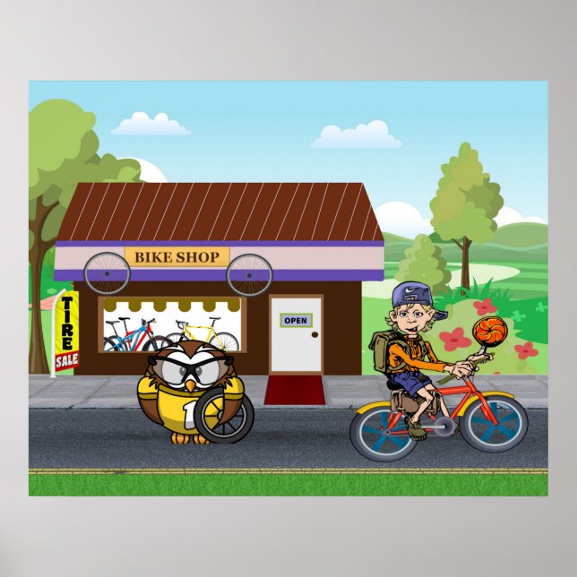 Hootin' Cycles Poster (Framsidan)