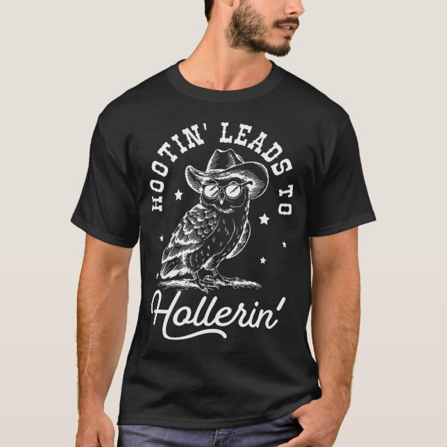 Hootin leder till Nederländerna T Shirt (Framsida)