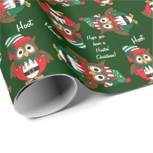 Hootin ugglajul presentpapper