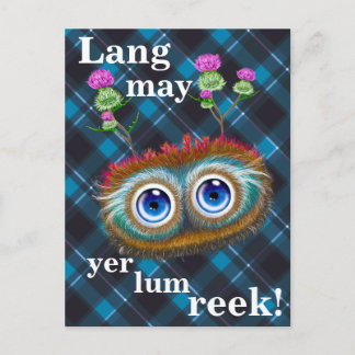 Hoots Toots Haggis. Lang får lum reek! Vykort