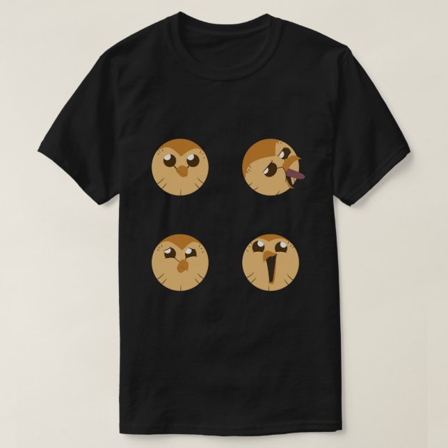 Hooty Expressions Sticker.png T Shirt (Design framsida)