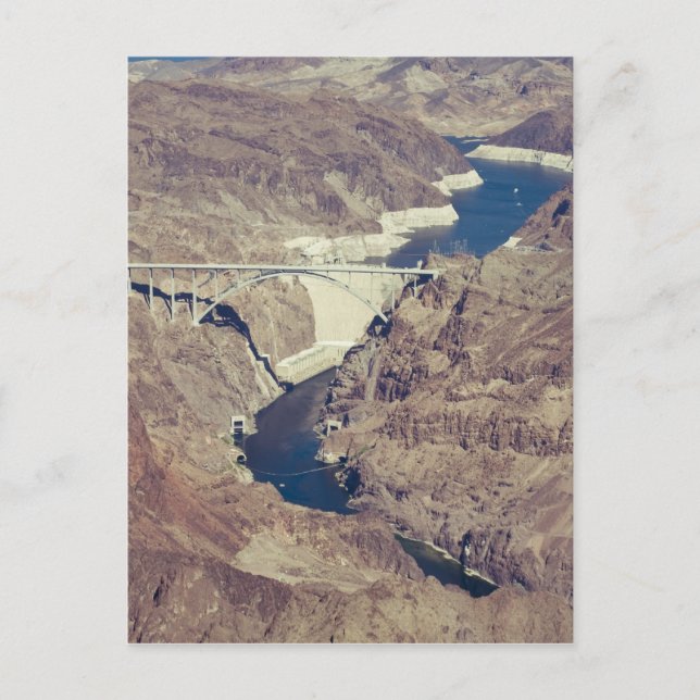 Hoover Dam Aerial Vykort (Framsida)