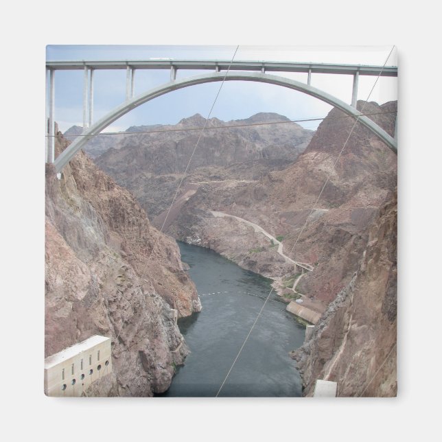 Hoover Dam Bridge Magnet (Framsidan)
