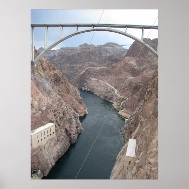 Hoover Dam Bridge Poster (Framsidan)