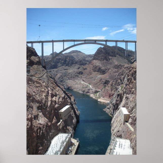Hoover Dam Bridge Poster (Framsidan)