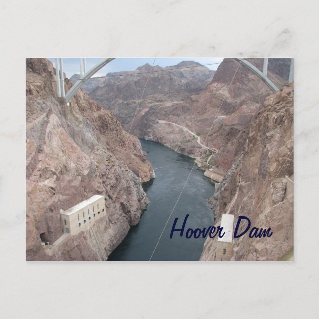 Hoover Dam Bridge Vykort (Framsida)