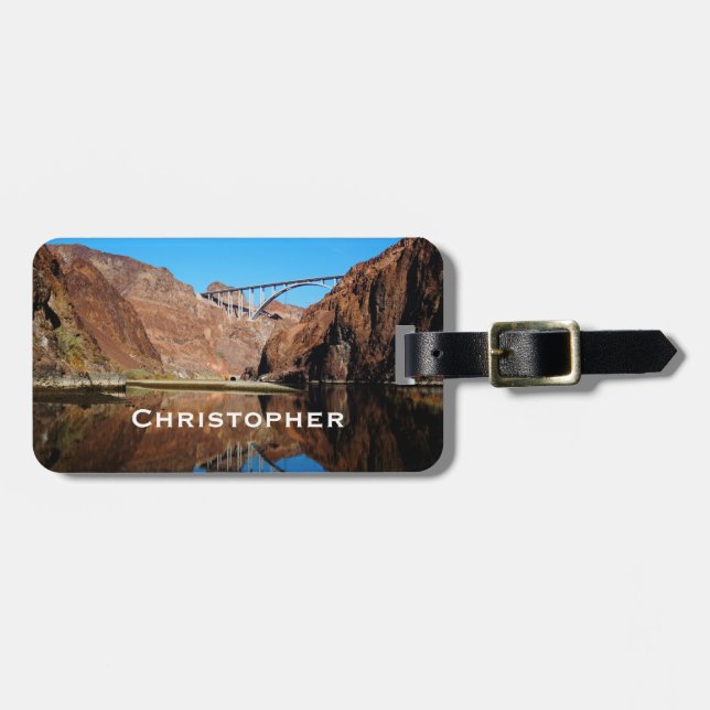 Hoover Dam Bypass Bridge Southwest Travel Bag Bagagebricka (Horisontell Framsida)