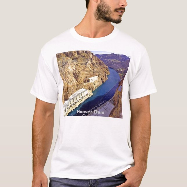 Hoover Dam i Arizona Tee Shirt (Framsida)