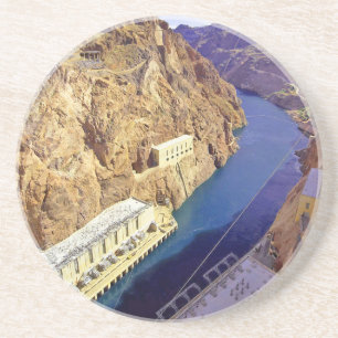 Hoover Dam i Arizona Underlägg Sandsten
