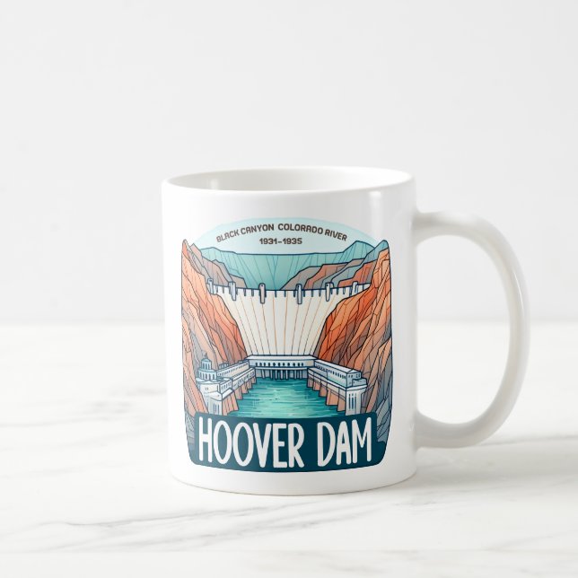 Hoover Dam Kaffemugg (Höger)