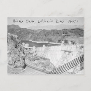 Hoover Dam Midhundrade Vykort
