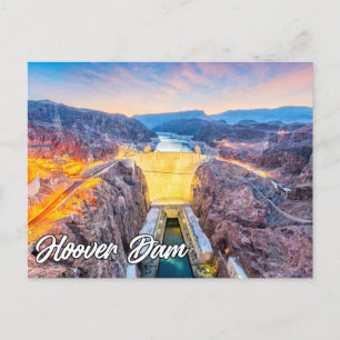 Hoover Dam, Nevada, Förenade Stater Vykort