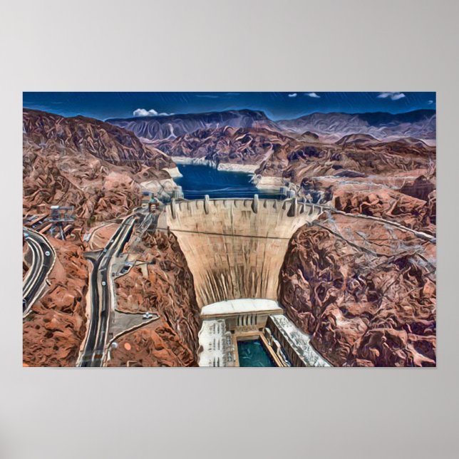 Hoover Dam, Nevada Poster (Framsidan)