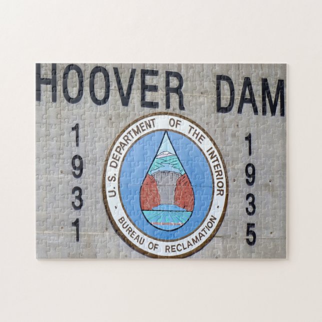 Hoover Dam Nevada. Pussel (Horisontell)