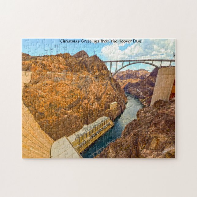 Hoover Dam Nevada. Pussel (Horisontell)
