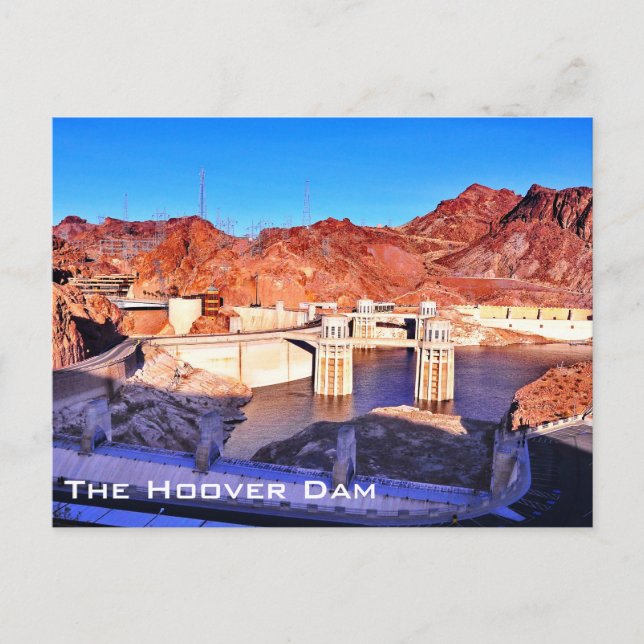 Hoover Dam-vybrief Vykort (Framsida)
