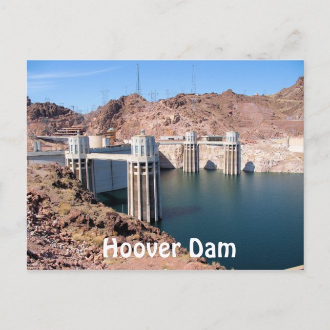 Hoover Dam Vykort (Framsida)