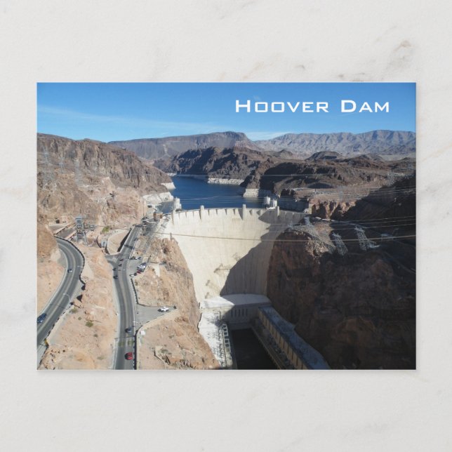 Hoover Dam Vykort (Framsida)