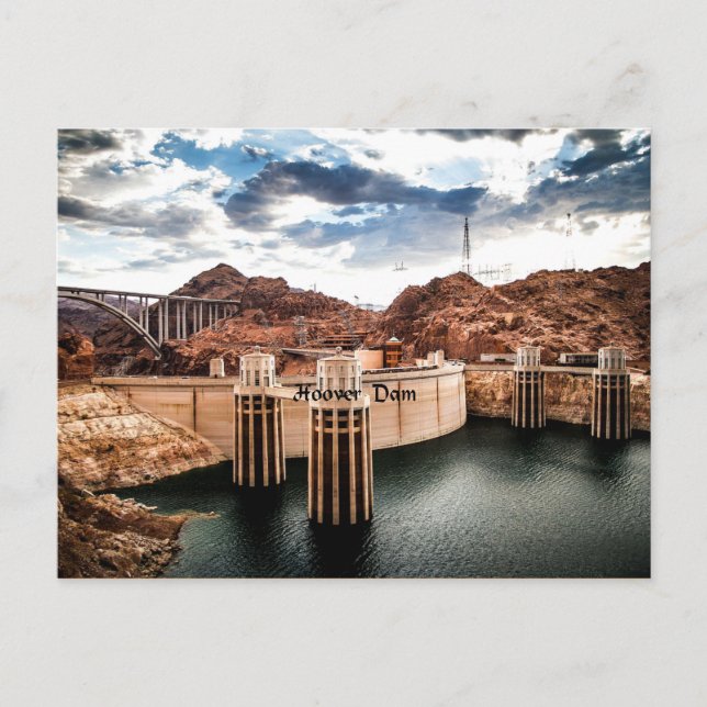 Hoover Dam Vykort (Framsida)