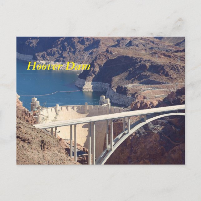Hoover Dam-vykort Vykort (Framsida)